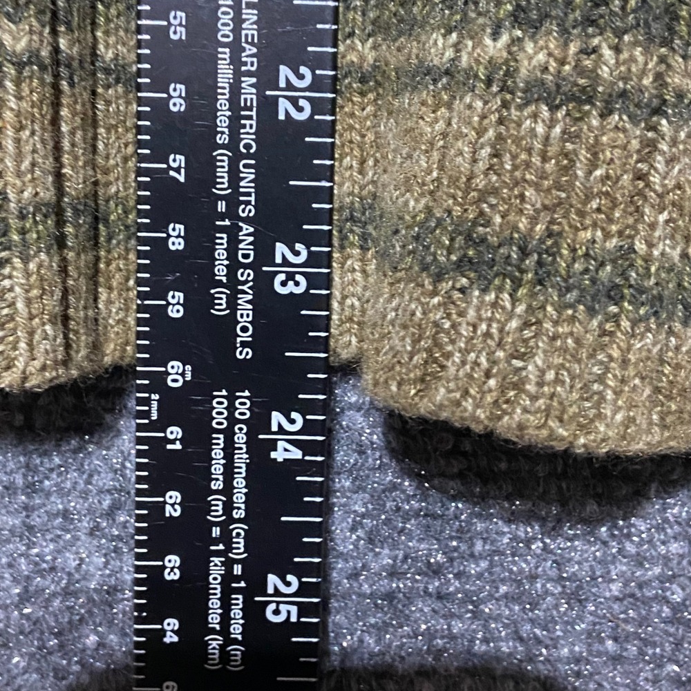 Classic Elements Petite S Zip Up Cardigan Sweater Multicolored Stripes Fair Isle - Picture 8 of 10